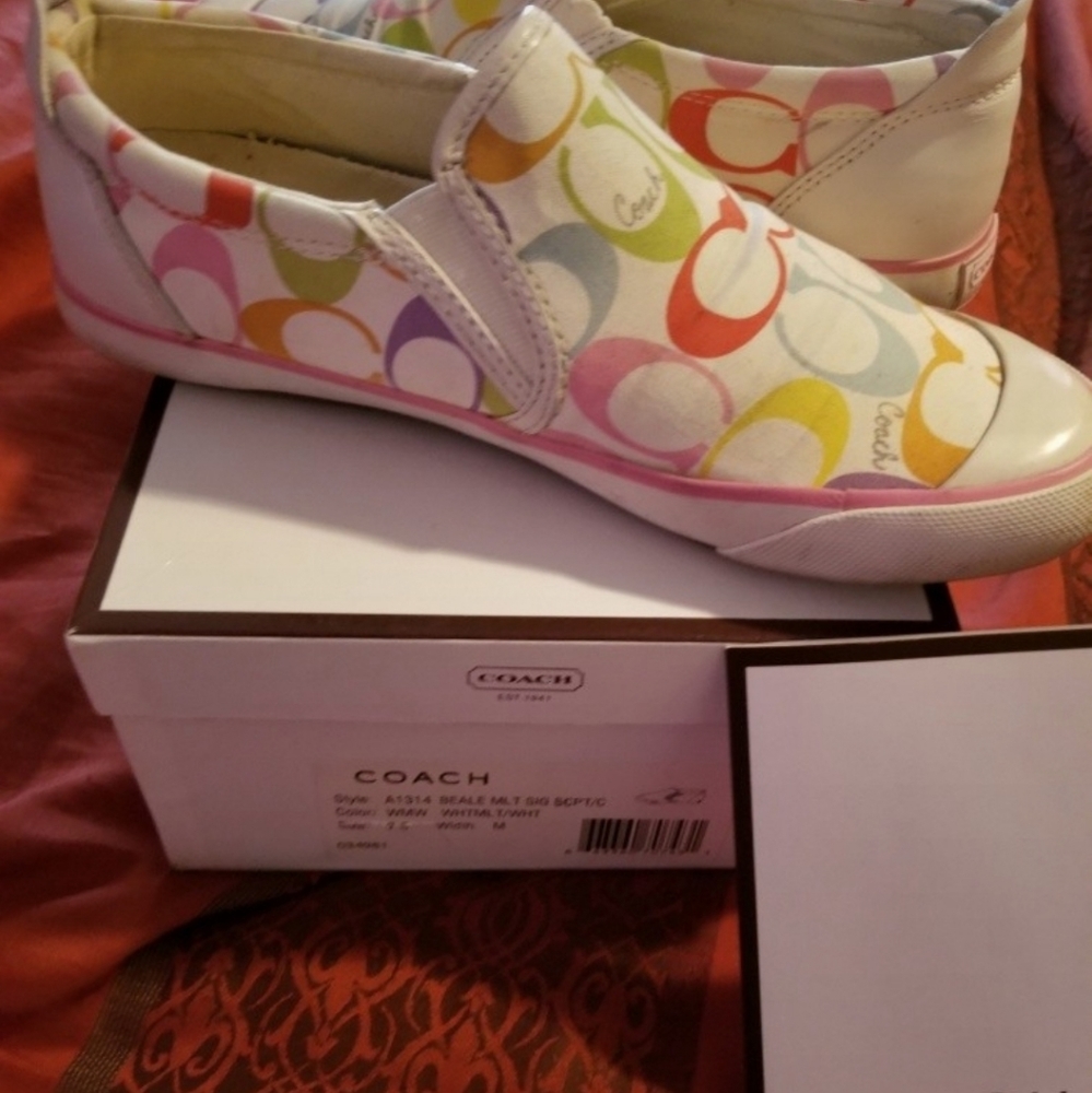 Coach slip on sneakers